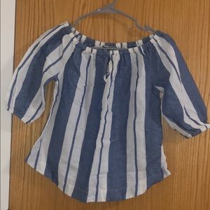 Off the shoulder shirt